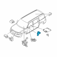 OEM 2013 Ford Fiesta Side Sensor Diagram - CT4Z-14B345-A