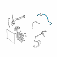 OEM Dodge Durango Line-A/C Suction Diagram - 55080016AC