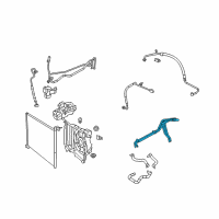 OEM Chrysler Aspen Hose-Heater Supply And Return Diagram - 55361417AC