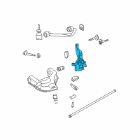 OEM 2001 Ford Ranger Knuckle Diagram - F87Z-3K185-AA