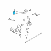 OEM Ford Ranger Shock Absorber Diagram - 9L5Z-18124-A