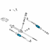 OEM 2016 Hyundai Elantra Bellows-Steering Gear Box Diagram - 57740-3X200