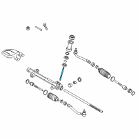 OEM 2013 Hyundai Veloster Pinion Assembly-Steering Gear Box Diagram - 56512-3X100