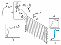 OEM Hyundai Kona Electric HOSE ASSY-OIL COOLING Diagram - 25420-J9700