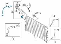 OEM 2022 Hyundai Kona HOSE ASSY-WATER Diagram - 25450-J9700