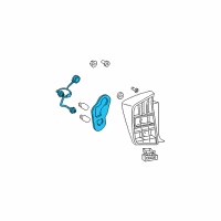 OEM Toyota Prius Socket & Wire Diagram - 81565-47110