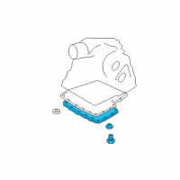 OEM 2010 Nissan Cube Pan Assy-Oil Diagram - 31390-1XB01
