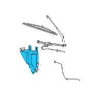 OEM 2004 Dodge Ram 1500 Reservoir-Washer Diagram - 55077354AA