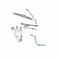 OEM 2003 Dodge Ram 1500 Hose-Windshield Diagram - 55077248AA