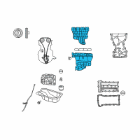 OEM 2014 Jeep Compass Intake Manifold Diagram - 4593915AB