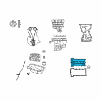 OEM Chrysler Sebring Cover-Cylinder Head Diagram - 4884760AD