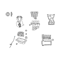 OEM Chrysler 200 Indicator-Engine Oil Level Diagram - 4884688AD