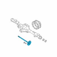 OEM 2005 Cadillac Escalade EXT Rear Axle Drive Shaft Diagram - 12471329