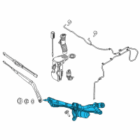 OEM 2017 Jeep Renegade WIPERASSY-Windshield Diagram - 68256064AA