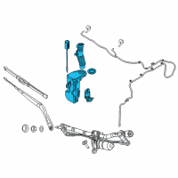 OEM 2017 Jeep Renegade Reservoir-Windshield Washer Diagram - 68367208AA