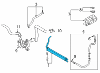 OEM Hyundai Radiator Assembly-Inverter Diagram - 253E0-P4000