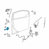 OEM 2015 Chevrolet Spark EV Door Check Diagram - 42474346