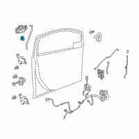 OEM 2014 Chevrolet Spark Lock Cylinder Diagram - 94823312