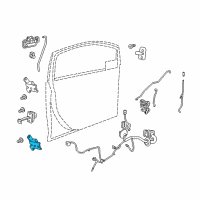 OEM Chevrolet Spark Lower Hinge Diagram - 96689917