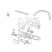 OEM 2002 Ford Thunderbird Lock Switch Diagram - YF1Z-14028-BA
