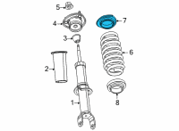 OEM Jeep Wagoneer SPRING Diagram - 68436333AB