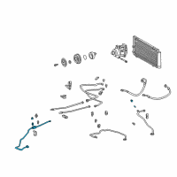 OEM 2005 Toyota MR2 Spyder Liquid Line Diagram - 88716-17241