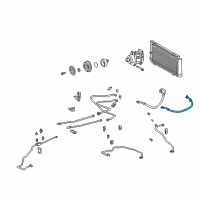 OEM 2001 Toyota MR2 Spyder Discharge Hose Diagram - 88703-17050