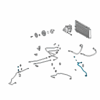 OEM 2003 Toyota MR2 Spyder Suction Line Diagram - 88717-17230