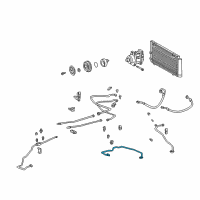 OEM 2000 Toyota MR2 Spyder Discharge Line Diagram - 88715-17311