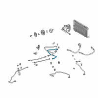 OEM 2003 Toyota MR2 Spyder Discharge Line Diagram - 88715-17300