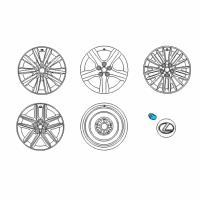 OEM Lexus GS F Wheel, Disc Diagram - 42611-53321