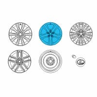 OEM 2017 Lexus IS300 Wheel, Disc Diagram - 42611-53530