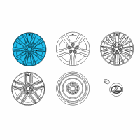 OEM 2017 Lexus IS300 Wheel, Disc Diagram - 42611-53510