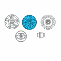 OEM Toyota Corolla Wheel, Alloy Diagram - 42611-12E10