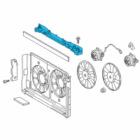 OEM Toyota Prius V Upper Mount Diagram - 16712-37051