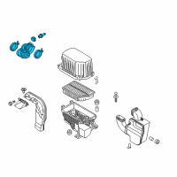 OEM 2015 Kia Soul Hose Assembly-Air Intake Diagram - 28140B2000