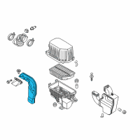 OEM 2018 Kia Soul Duct-Air "A" Diagram - 28210B2000