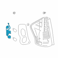 OEM 2016 Toyota Prius V Socket & Wire Diagram - 81555-47140