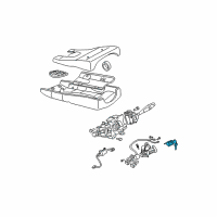 OEM Dodge Cylinder-Ignition Lock Diagram - MB888092