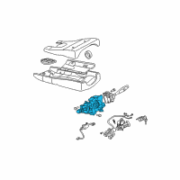 OEM 1997 Chrysler Sebring Switch-Turn Signal Diagram - MR277924