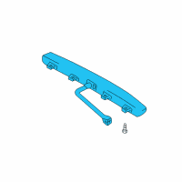 OEM 2008 Hyundai Tiburon Lamp Assembly-High Mounted Stop Diagram - 92750-2C000