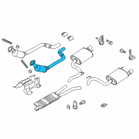 OEM 2017 Ford Mustang Catalytic Converter Diagram - FR3Z-5E213-A