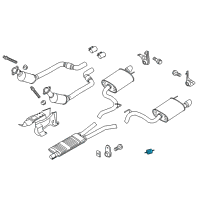 OEM 2014 Ford Mustang Converter Clamp Diagram - BR3Z-5A231-B