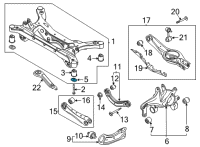 OEM Hyundai Sonata STOPPER-LWR Diagram - 55485-L1000