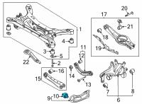 OEM 2022 Hyundai Sonata Bush-RR Trailing Arm, LH Diagram - 55278-L1000