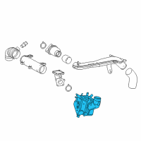 OEM 2020 Lexus NX300 INTERCOOLER Assembly, W Diagram - 17900-36010