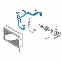 OEM Hyundai Venue Tube Assembly-Suction & Liquid Diagram - 97775-K2170