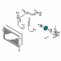 OEM 2022 Hyundai Venue PULLEY Assembly-A/CON Compressor Diagram - 97643-K2100