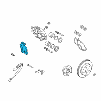 OEM 2004 Dodge Ram 1500 Adapter-Disc Brake CALIPER Diagram - 5139912AA