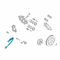 OEM 2004 Dodge Ram 1500 Line-Brake Diagram - 52010180AE